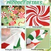 54 Pcs Christmas Candy Cut-Outs Double Printed Winter Paper Decor