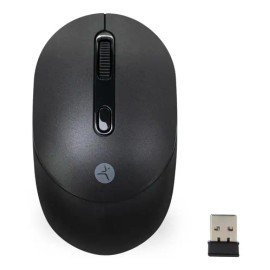 Mouse Techzone Inalámbrico Click Silencioso 1600 Dpi Negro Negro