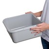 KADAX Rectangular Laundry Bowl, Robust Laundry Tub, Washing Bowl with
