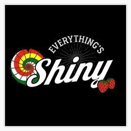 Everything's Shiny, Cap'n. Not to Fret. Bumper Sticker Window Water Bottle Decal 5"