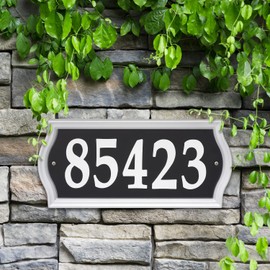 Nite Bright Ashland Reflective Address Numbers Sign