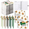 Resurhang 60 Pcs Dumpster Fire Ballpoint Pen A6 to Do