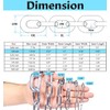Stainless Steel Chain, Lsqurel 6.5ft Metal Chain Link Chain Small