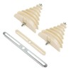 Lyaciomn 1 Beige 7-Layer 6-Slot Motor Repair Tool Pagoda Motor