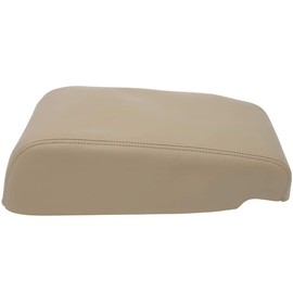 Aintier Center Console Lid Leather Synthetic Cover Compatible with For Toyota Avalon 2005 2006 2007 2008 2009 2010 2011 2012, Armrest Cover Repair Kit Skin - Beige
