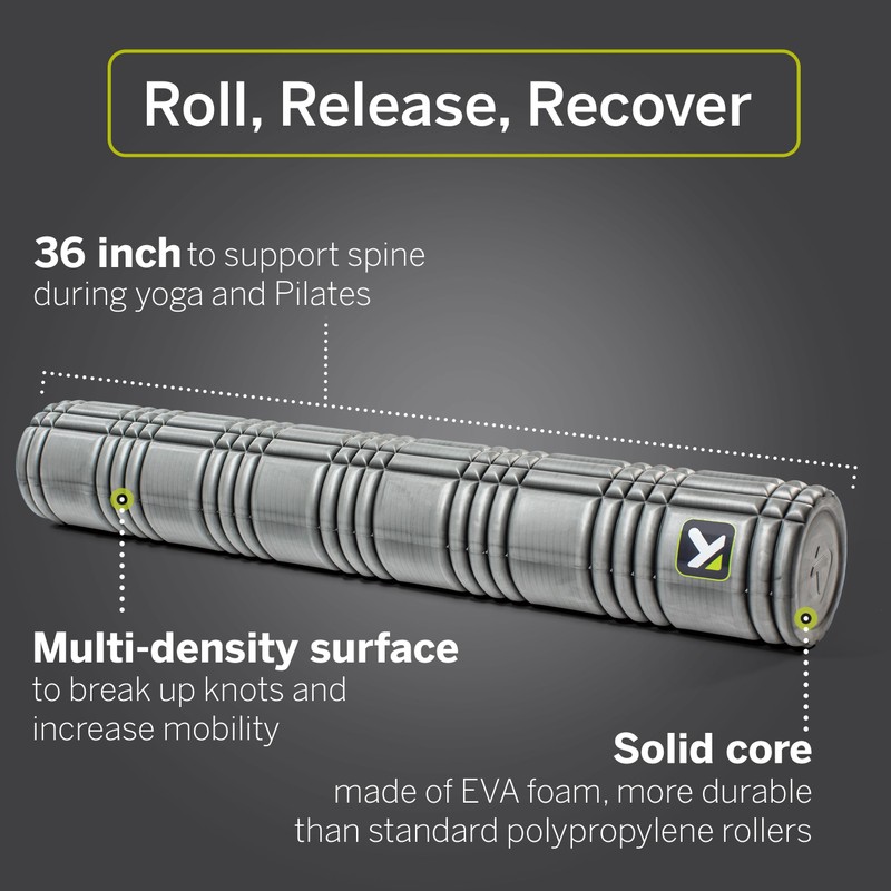 TriggerPoint CORE Multi-Density Solid Foam Roller with Free Online Instructional