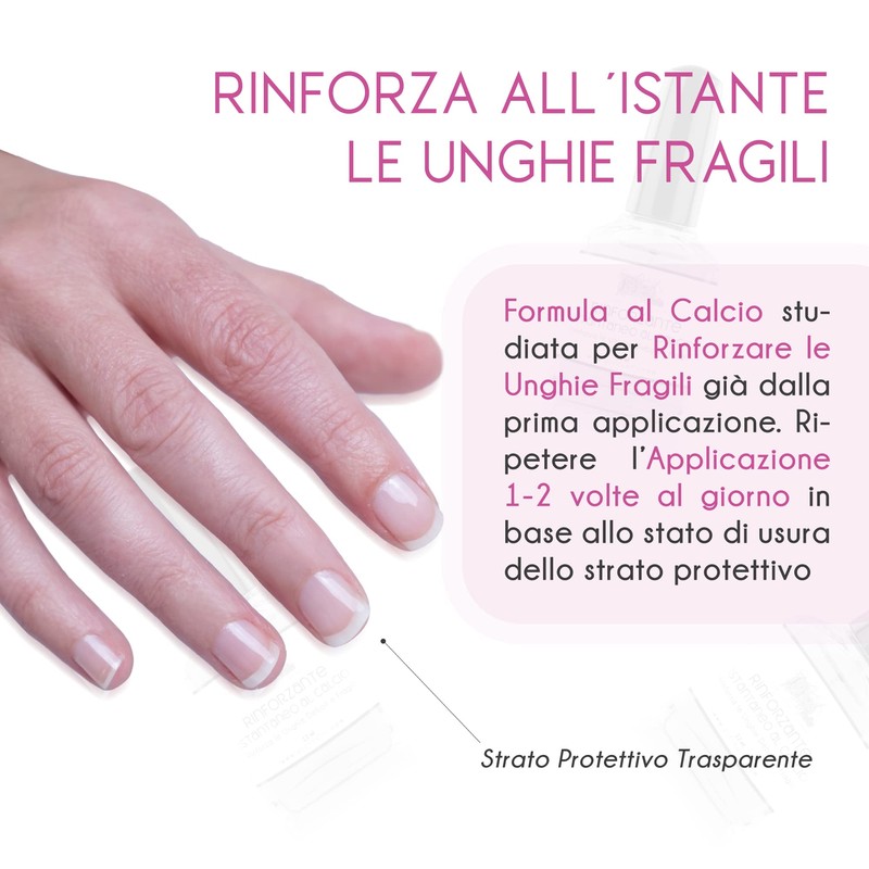 Nail Hardener Extra Strong Instant Calcium Professional 12 ml -