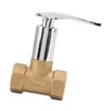 Water Stop Valve 3/4in Concealed Ceramic Brass Electroplated Water Valve