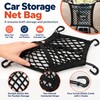 Car Storage Net Bag Between Seats Car Divider Child Safety