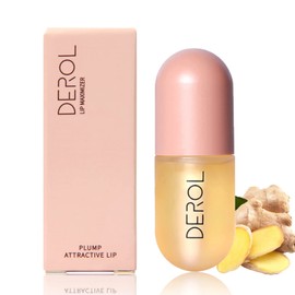 Rosarden Natural Lip Plumper and Lip Care Serum, Lip Enhancer, Lip Gloss, Balm Maximizer for Fullness, Plumping and Moisturizing Lips