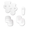 Champro Slots Pad Set, 7 Piece (Youth), white