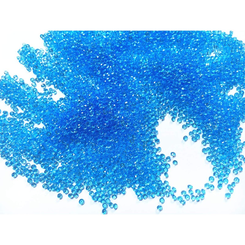 2.5mm Acrylic Color Faux Round Diamond Crystals Treasure Gems for