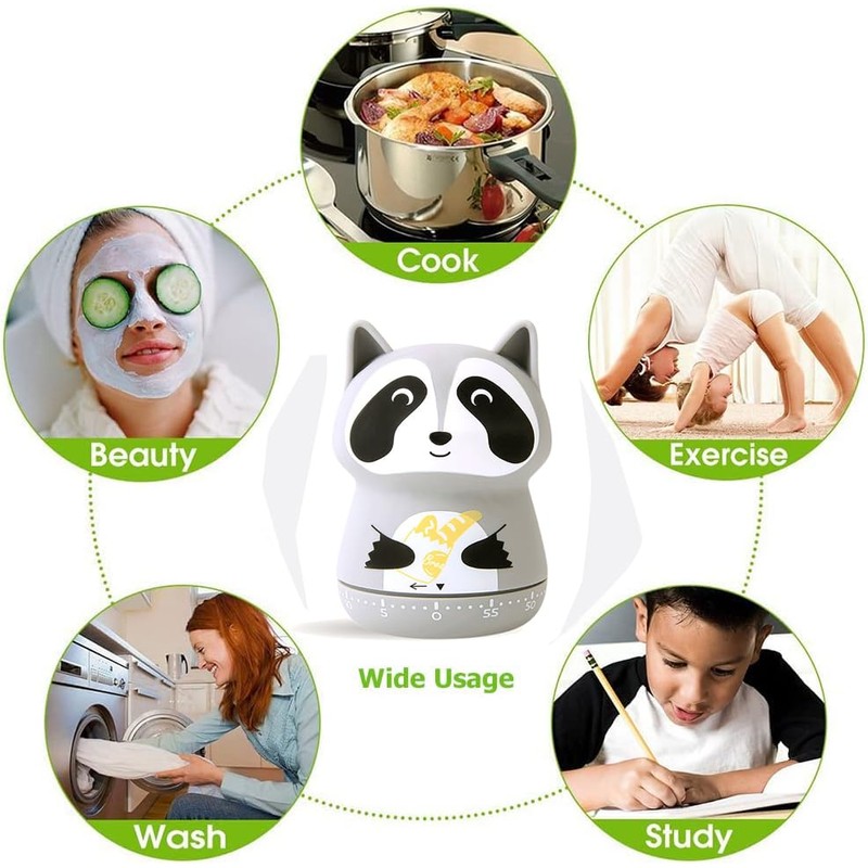60 Minutes Kitchen Timer Mechanical Wind Up Egg Timer Cooking