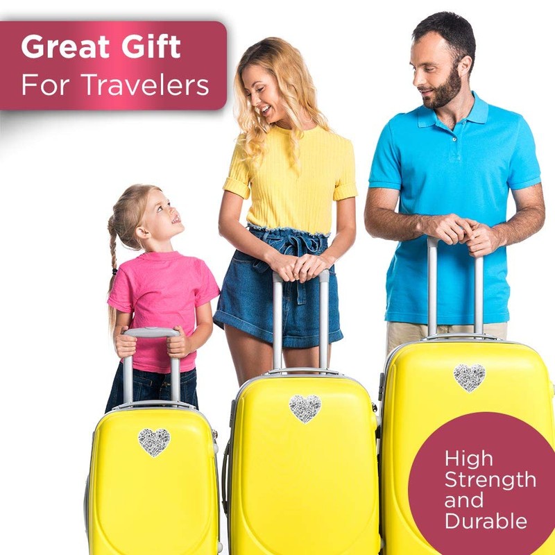 Vinyl Heart Stickers (Set of 4) - BW - Binary