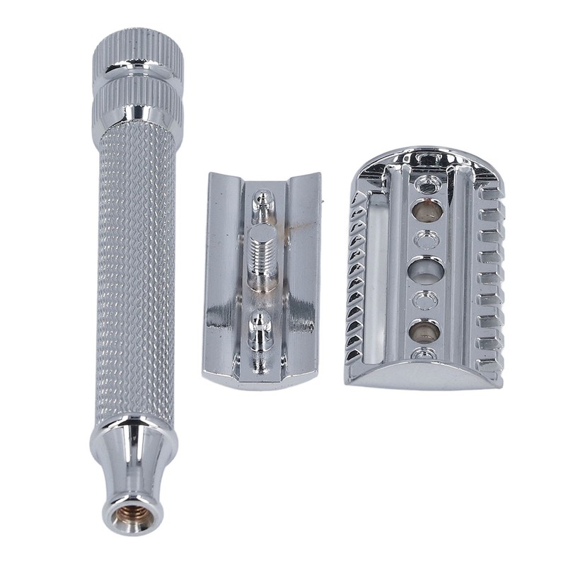 Double Edge Safety Trimmer Washable Zinc Alloy Manual Clipper Handle