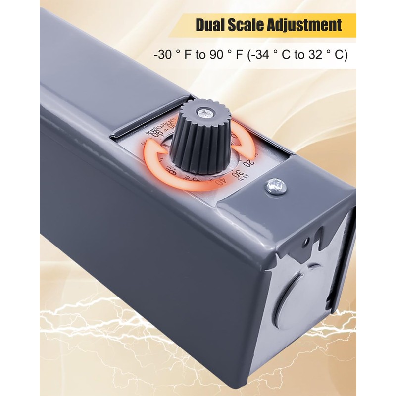 W1609-101 Bulb Refrigeration Thermostat Temperature Controller, Replace TH-1609 from -30