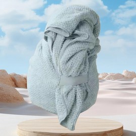 Large Microfiber Hair Towel,24X40 Inches Soft Hair Caps Quick Dry - Curly Hair Plopping Towel, Super Absorbent Hair Turban Towel for Wet Curly Long Hair