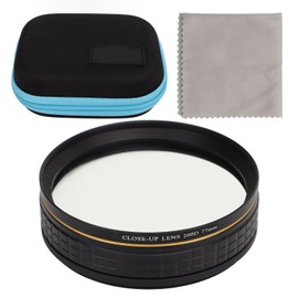 Close Up Lens Optical Glass Macro Close Up Filter for Shooting Flowers Jewelry Water Droplets 77mm