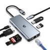 OBERSTER USB 3.0 HUB, USB C Adapter Docking Ultra Slim