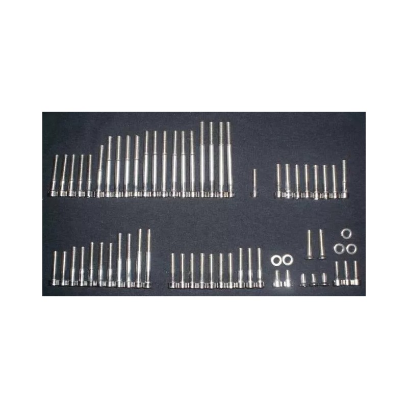 Stainless Cycle HONDA CT90 K1-K4 POLISHED STAINLESS ENGINE BOLT SCREWS