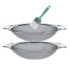 2 Pcs Fine Mesh 60 mesh Stainless Steel Paint Filter