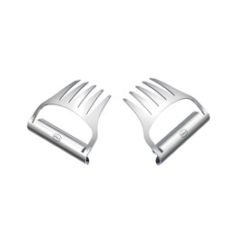 RÖSLE Pulled pork forks, stainless steel, high-quality forks for cutting cooked meat, stainless steel 18/10, dishwasher safe