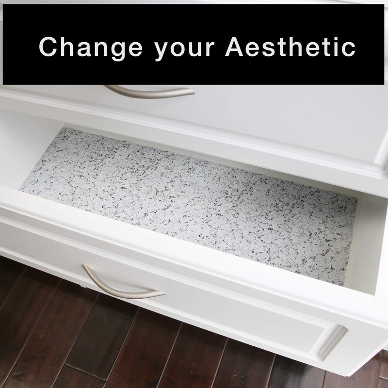 Pro-Mart 8742400 Ocean Origami Grip Bonded Shelf Liner, 12" x