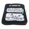 8K Kids Doodle Artwork Backpack Multi Pockets Smoothing Zipper Waterproof