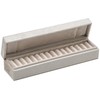 Akangbox Velvet Ring Box 15 Slots Ring Holder with Necklace