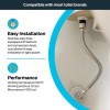 Eastman 12 Inch Flexible Toilet Connector, 7/8 Inch Ballcock X