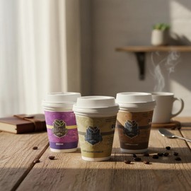 Cafe Capuchino Charola 20 Vasos De 8oz Surtido En Sabores
