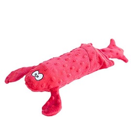 ZippyPaws - Bottle Crusherz, No Stuffing Dog Toy with Reusable Squeaker - Use Empty Water Bottles for Crunchy Chew Toys - Lobster