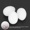 Cikonielf 50 Pieces Pigeon Eggs Solid Plastic Eggs Dummy Eggs