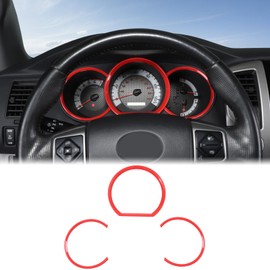Aunginsy Center Console Dashboard Ring Trim Kit Compatible with Toyota Tacoma 2011-2014 Central Control Tachometer Decoration Ring Cover Dash Instrument Panel Gauge Surrounding Ring Frame Accessories