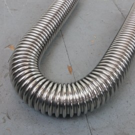 National Speed Automotive Supply 24" Flexible Stainless Steel Upper or Lower Radiator Hose Kit with Chrome Caps