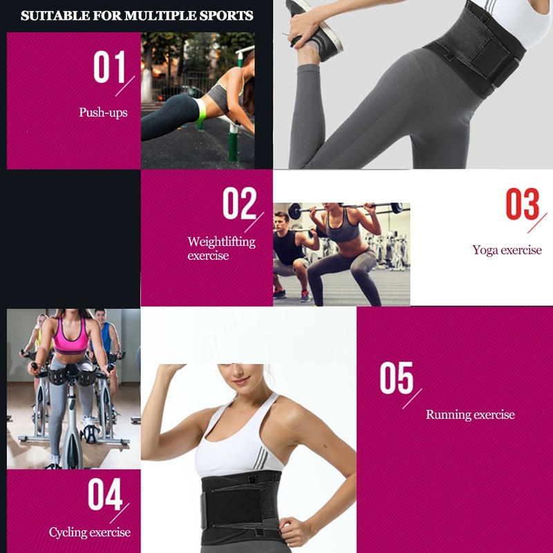Waist Supporter Gym Fitness Sport Lumbar Back Protective Belt for