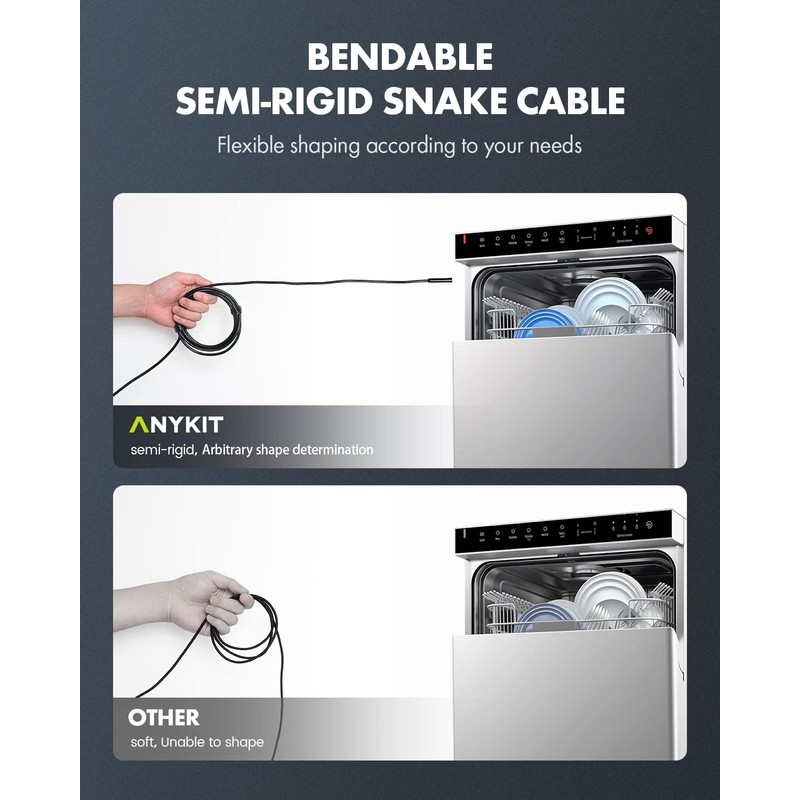 Cámara Endoscopio USB Anykit NTC30L con Luces LED y Sonda