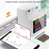 Multifunctional Power Meter DIN Rail 2.4in TFT Display Electric Energy
