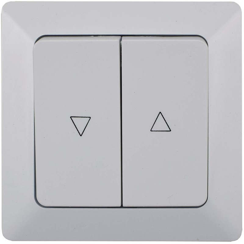 Socket Switch System, Milos Matt White Flush-Mounted Sockets, Switch Frame