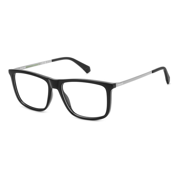 POLAROID Model PLD D497 Rectangular Eyeglass Frame for Men Made