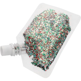 POPETPOP Gel de Purpurina Corporal Verde para Maquillaje de Fiesta Efecto Brillante y Uso Versátil Adecuado para Mardi Gras y Celebraciones