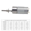 DC24V Self Locking Worm Gear Motor High Torsion Speed Reduction