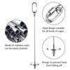 URBEST Bird Food Holder, Bird Feeders, Stainless Steel Parrot Fruit