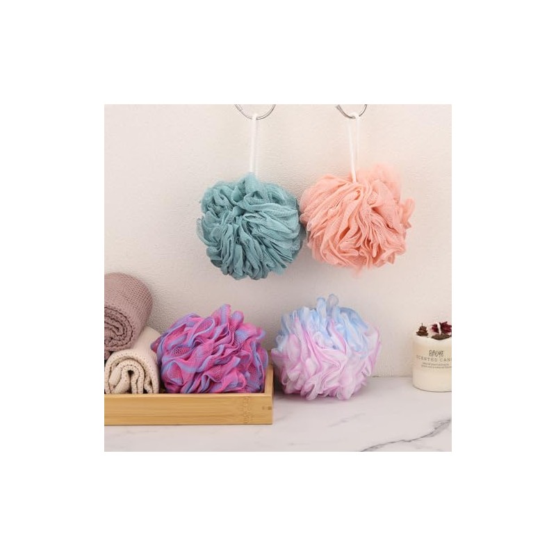 Btyms Juego Esponjas Baño Diferentes Bonitos Colores Gran Tamaño Cada