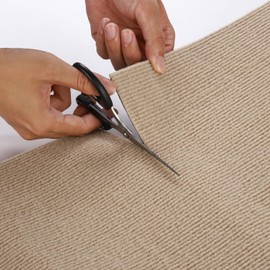 157.5"x15.8" Trimmable Self-Adhesive Carpet Mat Pad Replacement for Cat Tree Shelf Shelves, Cat Wall Furniture Steps, Carpet Scratching Post Scratcher Couch Protector (Beige)