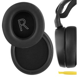 Geekria QuickFit Protein Leather Replacement Ear Pads for SteelSeries Arctis Prime Arctis PRO Arctis 9X Arctis 7 Arctis 5 Arctis 3 Headphones Ear Cushions, Headset Earpads, Ear Cups Repair (Black)