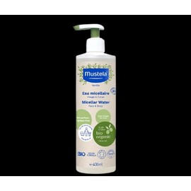 Mustela Organic Micellar Water with Olive Oil and Aloe, 400ml