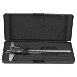 Depth Gauge, Digital Depth Gauge, Stainless Steel Caliper, High Accuracy Stainless Steel Digital Depth Vernier Caliper Gauge Measuring Tool 0-150mm 0.01mm