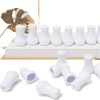 20pcs White Plastic Cord Tassel, Blind Pull Cord Knobs, Window