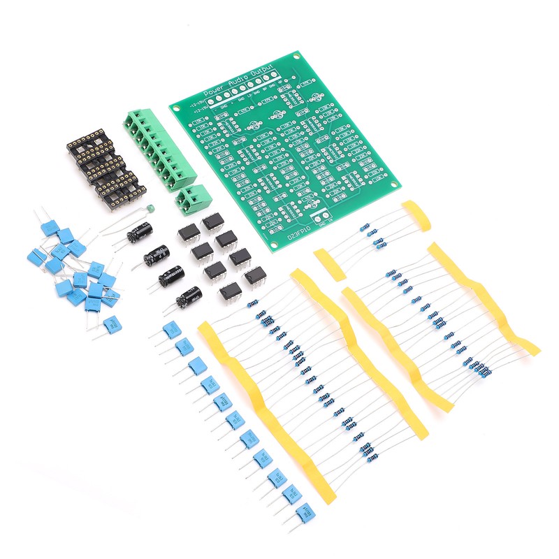 PreAmplifier Module DIY Kit 3-Channel Output NE5532 Op Amp Dual